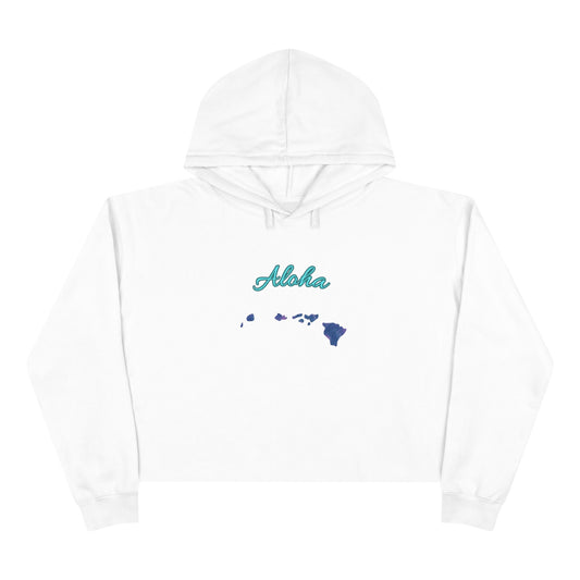 Aloha Hawaii Crop Hoodie – Stylish & Comfortable for Beach Lovers